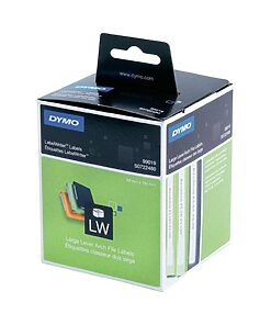 Dymo LabelWriter folder labels wide 99019 (1 x 110 labels) white permanent (59mm x 190mm)