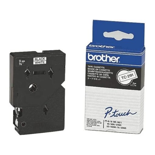 Brother P-touch TC291 black/white (9 mm/ 7