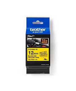 Brother P-touch TZE-FX631 yellow/black (8m x 12mm)