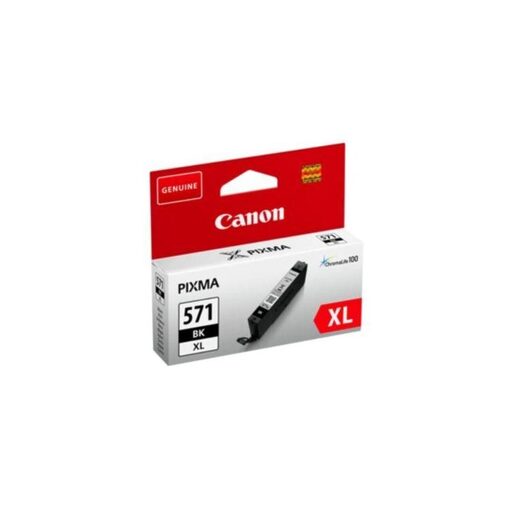 Canon Ink Cart. CLI-571BK XL : Pixma MG 5700/5750/5751/ 5752/5753/6800/6850/6851/6852/ 6853/7750/7751/7752/7753/7700/ 8050/8052/6050/6052/6051/5050/ 5051/5052/8050/8051/8052/9055/ 9051/9050/5055/8053/9052/8053 black high capacity(0331C001)