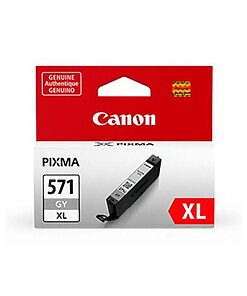 Canon Ink Cart. CLI-571XL GY :Pixma MG 5700/5750/5751/5752/ 5753/6800/6850/6851/6852/6853/ 7750/7751/7752/7753/7700/8050/ 8052/6050/6052/6051/5050/5051/ 5052/8050/8051/8052/9055/9051/ 9050/5055/8053/9052/8053 grey high capacity (0335C001)