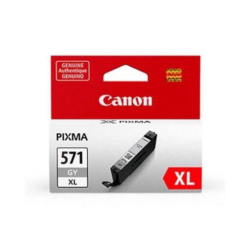 Canon Ink Cart. CLI-571XL GY :Pixma MG 5700/5750/5751/5752/ 5753/6800/6850/6851/6852/6853/ 7750/7751/7752/7753/7700/8050/ 8052/6050/6052/6051/5050/5051/ 5052/8050/8051/8052/9055/9051/ 9050/5055/8053/9052/8053 grey high capacity (0335C001)