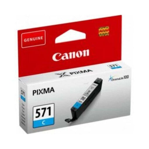 Canon Ink Cart. CLI-571C für Pixma MG5750/5751/5753/6850 6851/6852 cyan (0386C001)