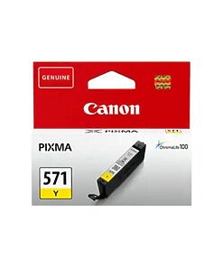 Canon Ink Cart. CLI-571Y für Pixma MG5750/5751/5753/6850 6851/6852 yellow (0388C001)