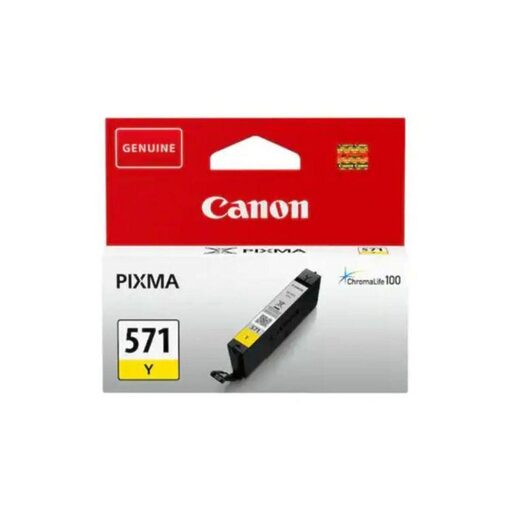 Canon Ink Cart. CLI-571Y für Pixma MG5750/5751/5753/6850 6851/6852 yellow (0388C001)