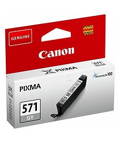 Canon Ink Cart. CLI-571GY für Pixma MG5750/5751/5753/6850 6851/6852 grey (0389C001)