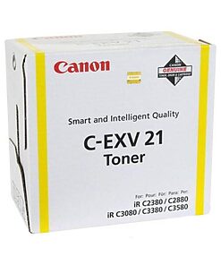 Canon Toner C-EXV21 für IR C2380i/C2880/C3080/C3080i/ C3380/C3580 yellow (1 x 260g) (0455B002)