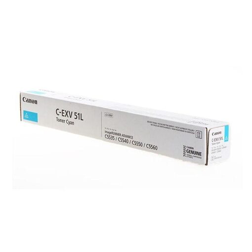 Canon Toner C-EXV51L C für iR-ADV C5535/C5535i/C5540i/ C5500i/C5560i (0485C002)