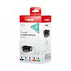 Canon Ink Cart. CLI-8 Blister MultiPack (bk/pc/pm/r/g) (0620B027) für iP3300/iP4200/iP4300/ iP4500/iP5200R/iP5300/iP6600/ iX4000/iX5000/iX5200R/iX6700D/ MP510/MP530/MP600R/MP810/ MP830/MX700/MX850/Pro9000