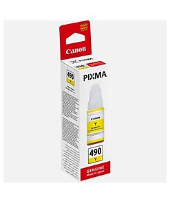 Canon Ink Cart.GI-490Y yellow Nachfülltinte für Pixma G1400/G1410/G2400/G2410/ G3400/G4400 (0666C001)