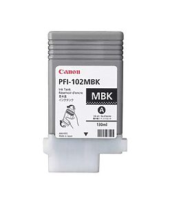 Canon Ink Cart. PFI-102MBK für IPF 500/600/610/650/655/700/ 710/720/750/755//LP17/LP24 mattblack (0894B001)