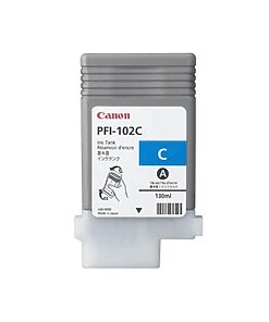 Canon Ink Cart. PFI-102C für IPF 500/600/610/650/655/700/ 710/720/750/755//LP17/LP24 cyan (0896B001)