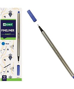 Finliner pen D407 artist Blå