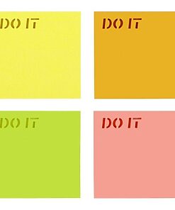 Sticky notes 75x75mm DO IT mix color