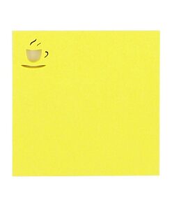 Sticky notes 75x75mm COFEE mix color