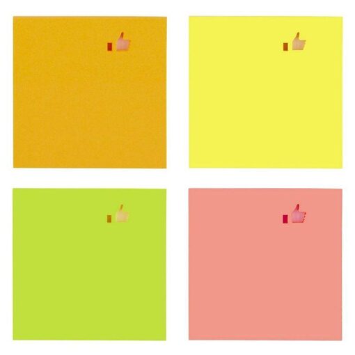 Sticky notes 75x75mm LIKE IT mix color