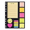 Index og sticky notes kit colorfull