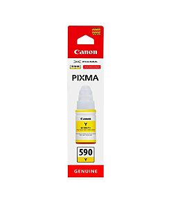 Canon Ink Cart.GI-590Y yellow Nachfülltinte für Pixma G1410/G1500/G1510/G2410/G2500 /G2510/G3410/G3500/G3510/G4410 /G4500/G4510 (1606C001)