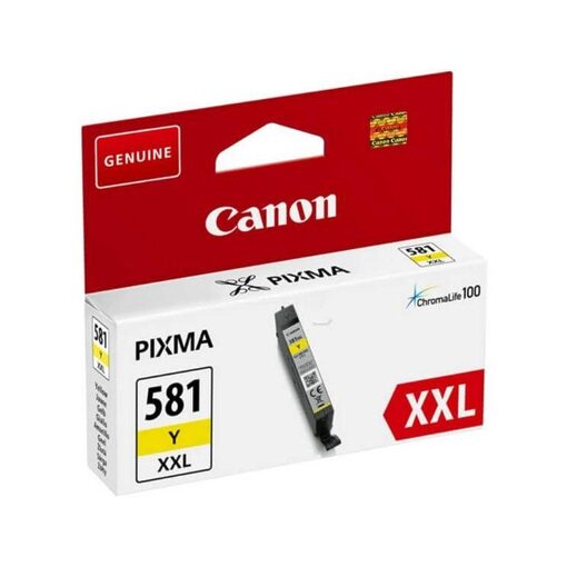 Canon Ink Cart. CLI-581Y XXL für PIXMA TR7550/8550/ TS6150/ 6151/8150/8151/8152/9150/9155 yellow extra high capacity (1997C001)