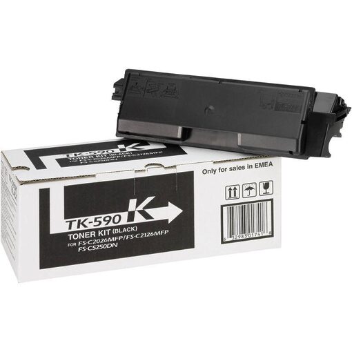 Kyocera Toner TK-590K für FS-C2026MFP/C2126MFP/ FS-C5250DN black (1T02KV0NL0)