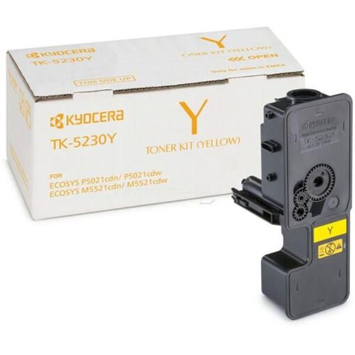 Kyocera Toner TK-5230Y yellow für ECOSYS M5521cdn/ M5521cdw/P5021cdn/P5021cdw (1T02R9ANL0)