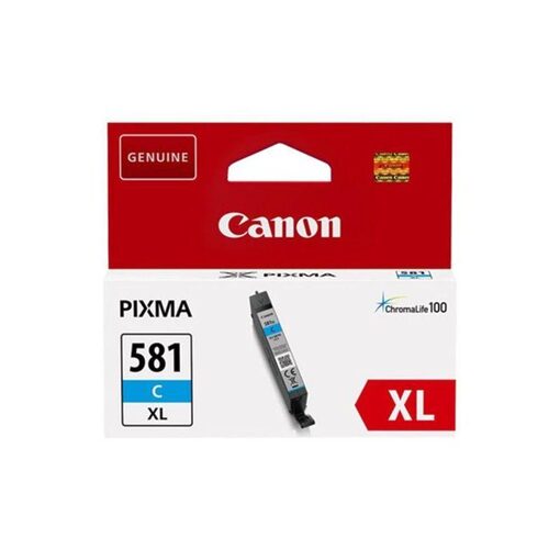 Canon Ink Cart. CLI-581C XL für PIXMA TR7550/8550/TS6150/ 6151/8150/8151/8152/9150/9155 cyan high capacity (2049C001)