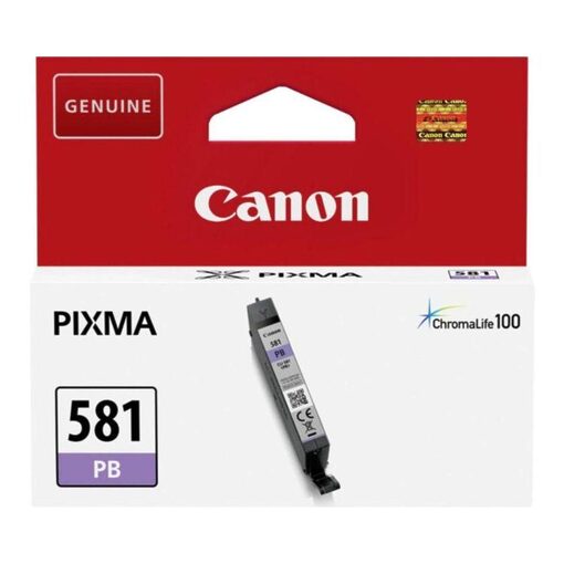 Canon Ink Cart. CLI-581XL PB für Pixma TR7550/8550/ TS6150/6151/8150/8151/8152/ 9150/9155 photo blue high capacity (2053C001)