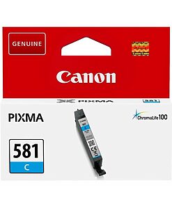 Canon Ink Cart. CLI-581C für PIXMA TR7550/8550/TS6150/6151/ 8150/8151/8152/9150/9155 cyan (2103C001)