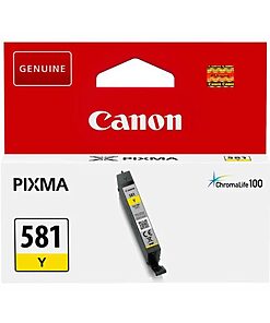 Canon Ink Cart. CLI-581Y für PIXMA TR7550/8550/TS6150/6151/ 8150/8151/8152/9150/9155 yellow (2105C001)