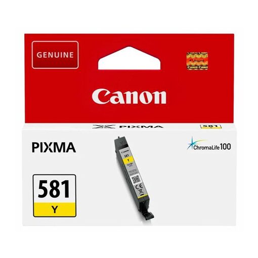 Canon Ink Cart. CLI-581Y für PIXMA TR7550/8550/TS6150/6151/ 8150/8151/8152/9150/9155 yellow (2105C001)