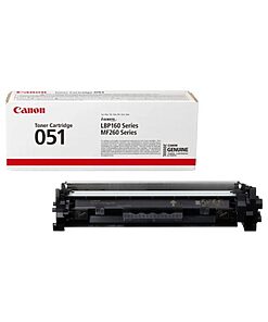 Canon Toner Cart. CRG 051 BK für imageCLASS LBP162 DW|DWF/MF264DW/MF267DW /MF269DW / LBP-160/LBP162 black standard capacity (2168C002)