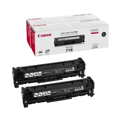 Canon Toner Cart. 718 twinpack für LBP7200/LBP7200Cdn// MF8330/8350 black (2662B005)