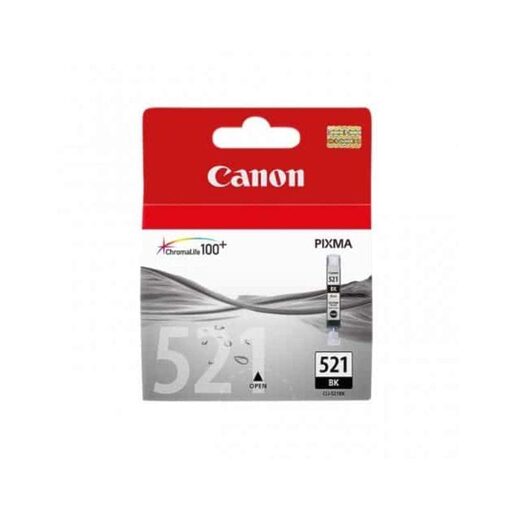 Canon Ink Cart. CLI-521BK für iP3600/iP4600/iP4700/MP540/ MP550/MP620/MP630/MP640/MP980/ MP990/MX860/MX870 photo black (2933B001)