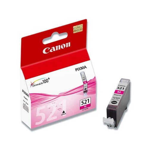 Canon Ink Cart. CLI-521M für iP3600/4600/MP540/620/630/980 magenta (2935B001)