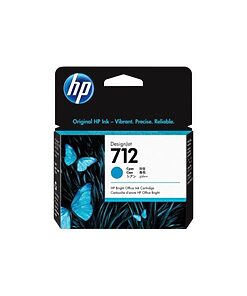 HP Ink Cartridge 3ED67A Standard Capacity No. 712 cyan