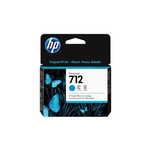 HP Ink Cartridge 3ED67A Standard Capacity No. 712 cyan