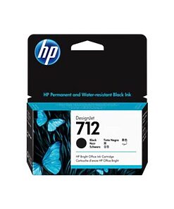 HP Ink Cart. No. 712 für DJ T210/T230/T250/T630/T650 black (3ED70A)