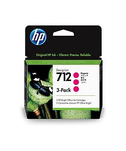 HP Ink Cartridge 3ED78A No. 712 3xmagenta