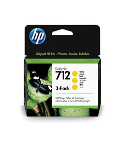 HP Ink Cartridge 3ED79A No. 712 3xyellow