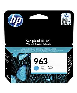 HP Ink Cart. 3JA23AE No. 963 für Office Jet Pro 9010/9012/ 9014/9015/9016/9019/9020/9022/ 9025 cyan