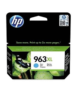 HP Ink Cart. 3JA27AE No. 963XL für Office Jet Pro 9010/9012/ 9014/9015/9016/9019/9020/9022/ 9025 cyan high capacity