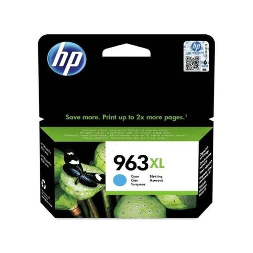 HP Ink Cart. 3JA27AE No. 963XL für Office Jet Pro 9010/9012/ 9014/9015/9016/9019/9020/9022/ 9025 cyan high capacity