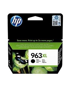 HP Ink Cart. 3JA30AE No. 963XL für Office Jet Pro 9010/9012/ 9014/9015/9016/9019/9020/9022/ 9025 black high capacity