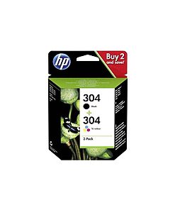 HP Ink Cart. 3JB05AE No. 304 für DJ2620/2630/2632/2633/ 3620/3720/3730/3732/3733/ 3735/5020/5030 Multipack (bk/co)(N9K06AE/N9K05AE)