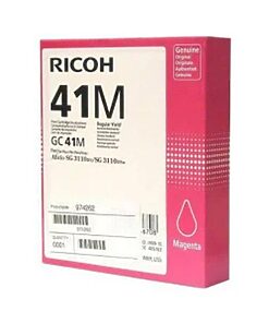 Ricoh Gel Cartridge 405763 standard capacity GC41 magenta