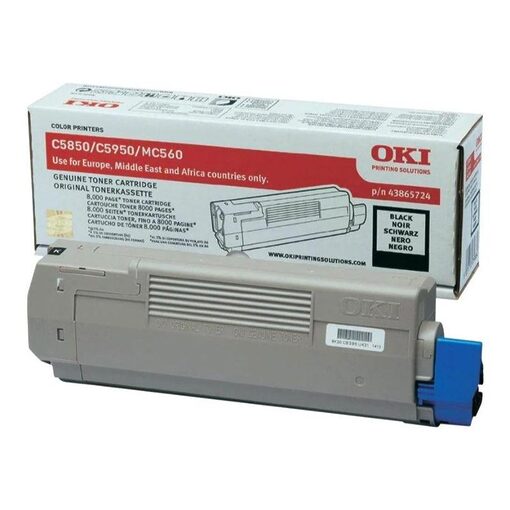 OKI Toner C5850/5950//MC560N/ 560DN black (43865724)