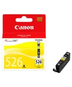 Canon Ink Cart. CLI-526Y für iP4850/MG5150/MG5250/MG5350 MG6150/MG6250/MG8150/MG8250/ MX715/MX895 yellow (4543B001)