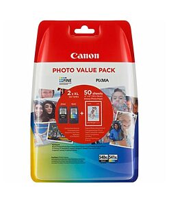 Canon Ink Cart. PG-540L/CL-541 Multipack blistered (5224B007) für MF210/MF220/MP150/160/170/180/4 50/iP1600/1700/1800/ 2200/JX200/500/MG2250/MG3250/ M G4250/MX375/MX435/MX515 black/colour