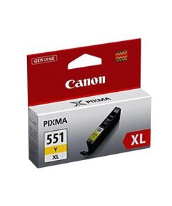 Canon Ink Cart. CLI-551XL Y für MG6350/MG5450/IP7250/MX925 yellow high capacity (6446B001)