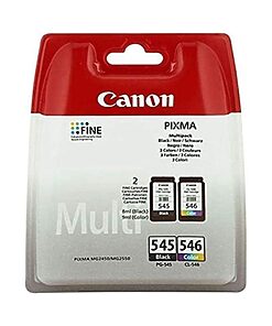 Canon Ink Cart.PG-545/CL-546 Multipack blistered (8287B005) für MG2450/MG2550 black/colour